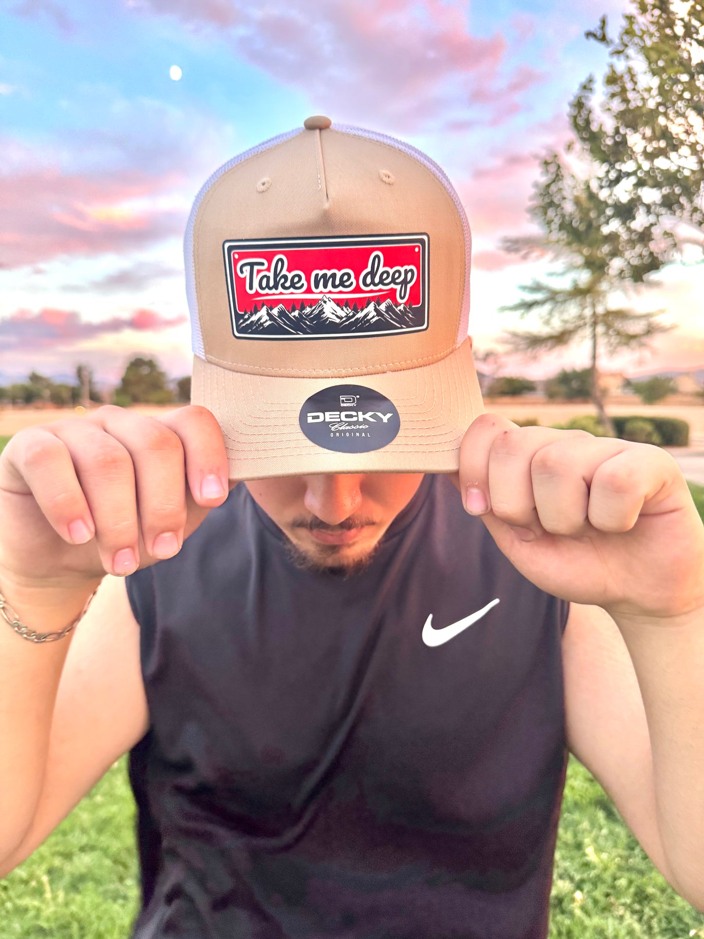 Take Me Deep – Classic Mid-Profile Trucker Hat
