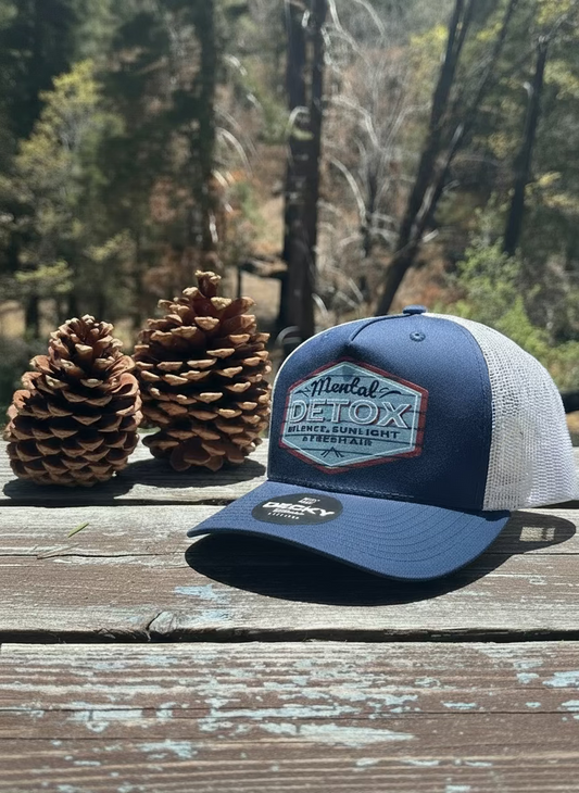 Mental Detox (Silence, Sunlight & Fresh Air) Trucker Hat