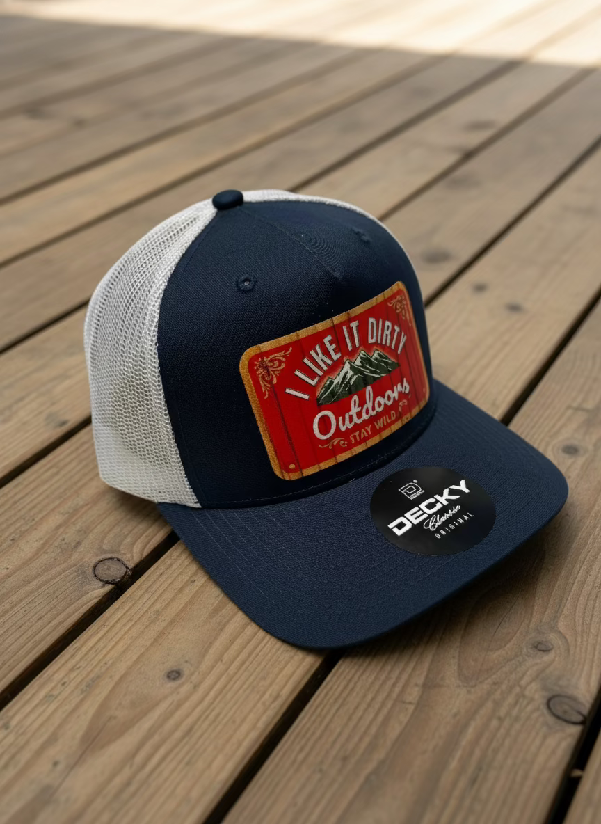 I Like it Dirty Outdoors Trucker Hat