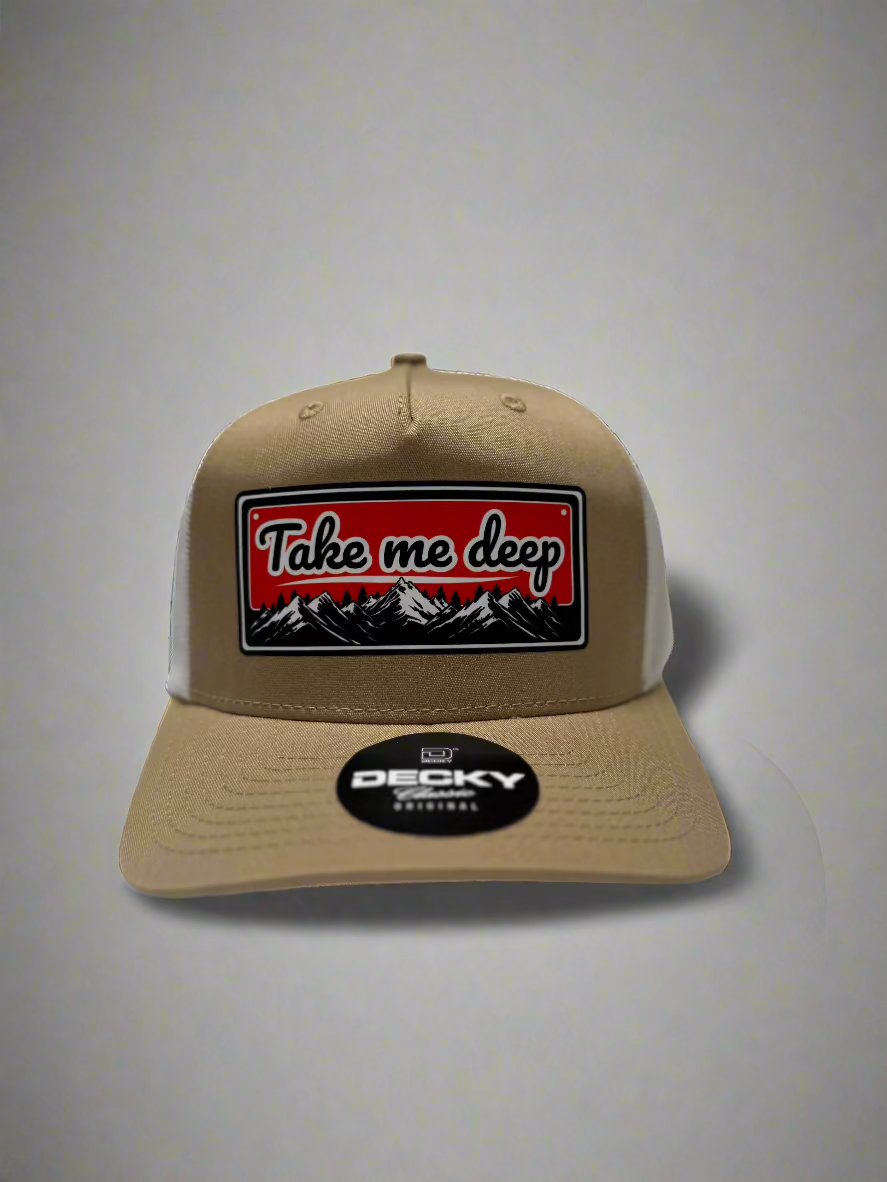 Take Me Deep – Classic Mid-Profile Trucker Hat