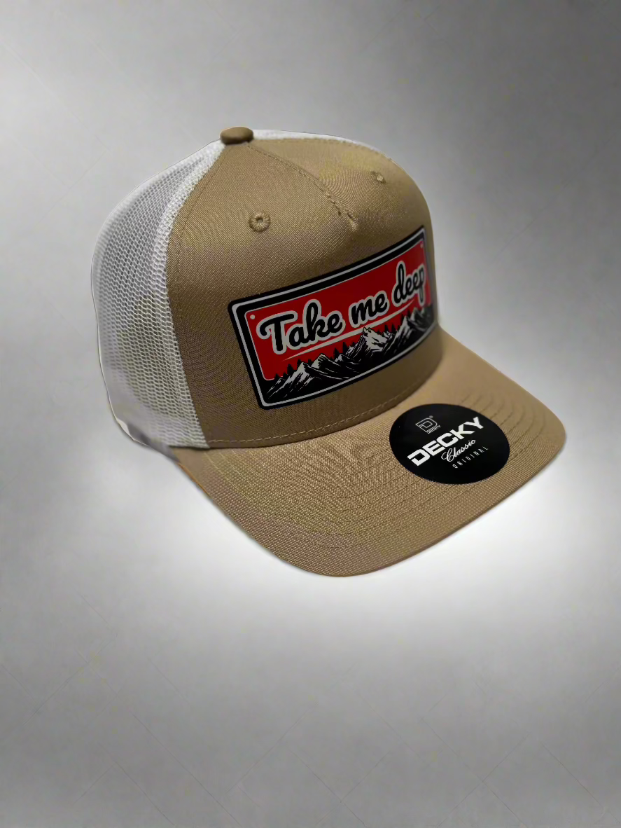 Take Me Deep – Classic Mid-Profile Trucker Hat