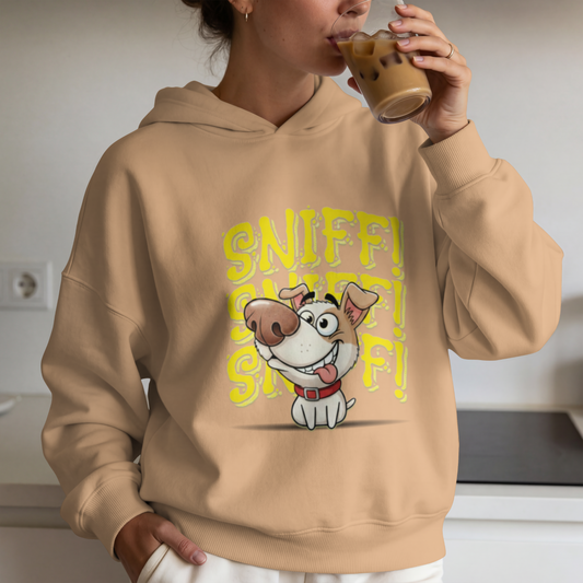 Sniff Sniff Cute Cartoon Puppy Design- Digital PNG Download |T-Shirts, Backpacks, Mugs