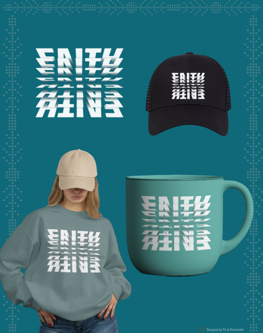 Faith Flip Text Effect– Digital PNG Download | Shirts, Mugs, Wall Art