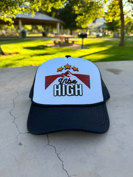 Vibe High – Mid Profile 5 Panel Foam Trucker Hat