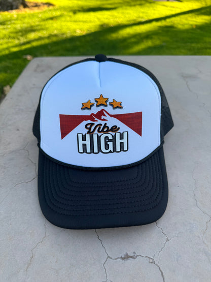 Vibe High – Mid Profile 5 Panel Foam Trucker Hat