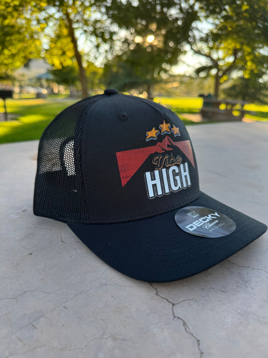 Mid Profile Trucker Hat – Vibe High Design