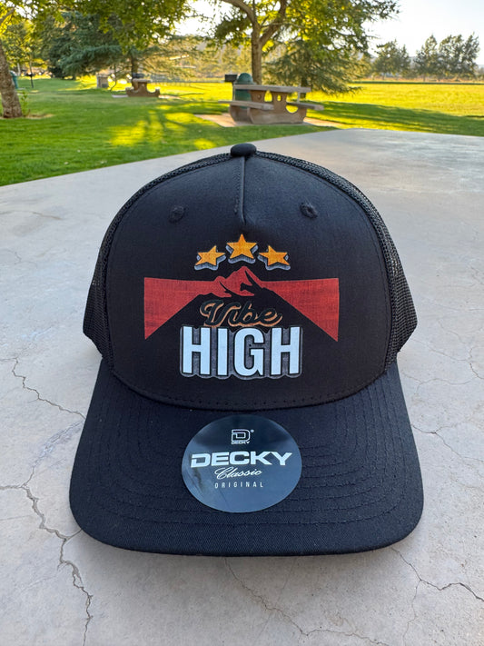 Mid Profile Trucker Hat – Vibe High Design