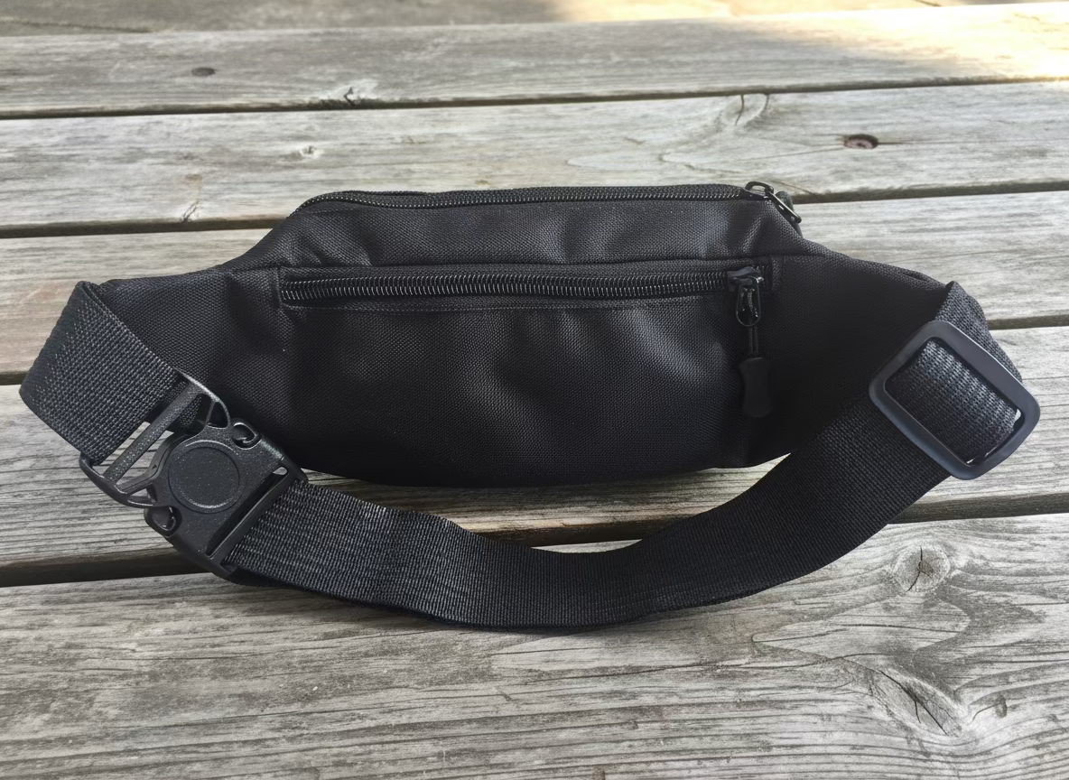 Black Outdoor Fanny Pack – Forest Vibes