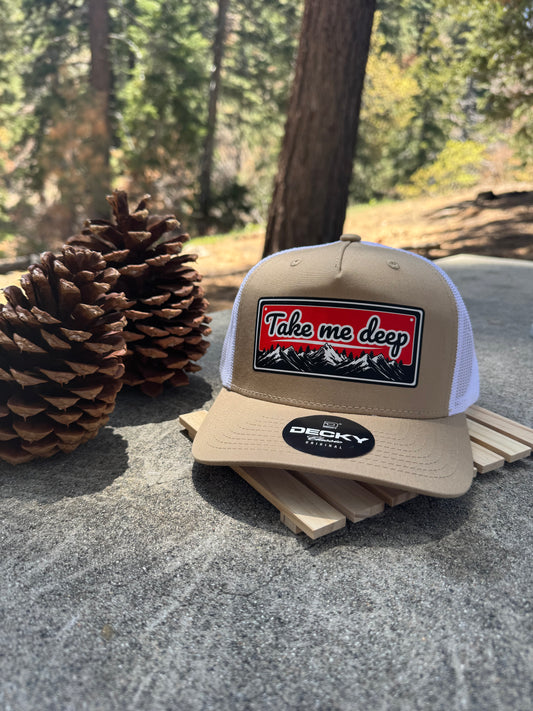 Take Me Deep – Classic Mid-Profile Trucker Hat