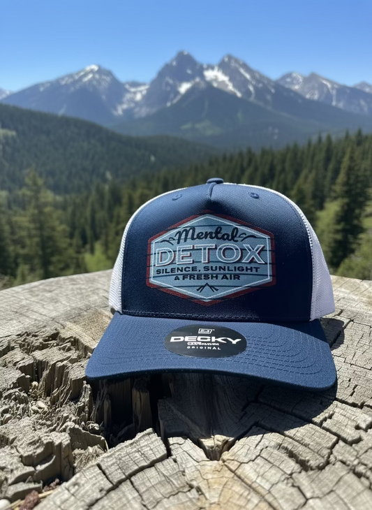 Mental Detox (Silence, Sunlight & Fresh Air) Trucker Hat