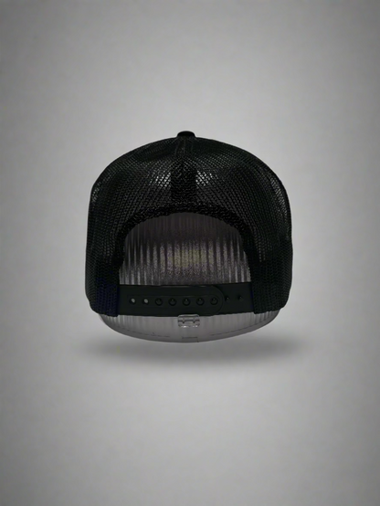 Wild at Heart Trucker Hat-Black/Black