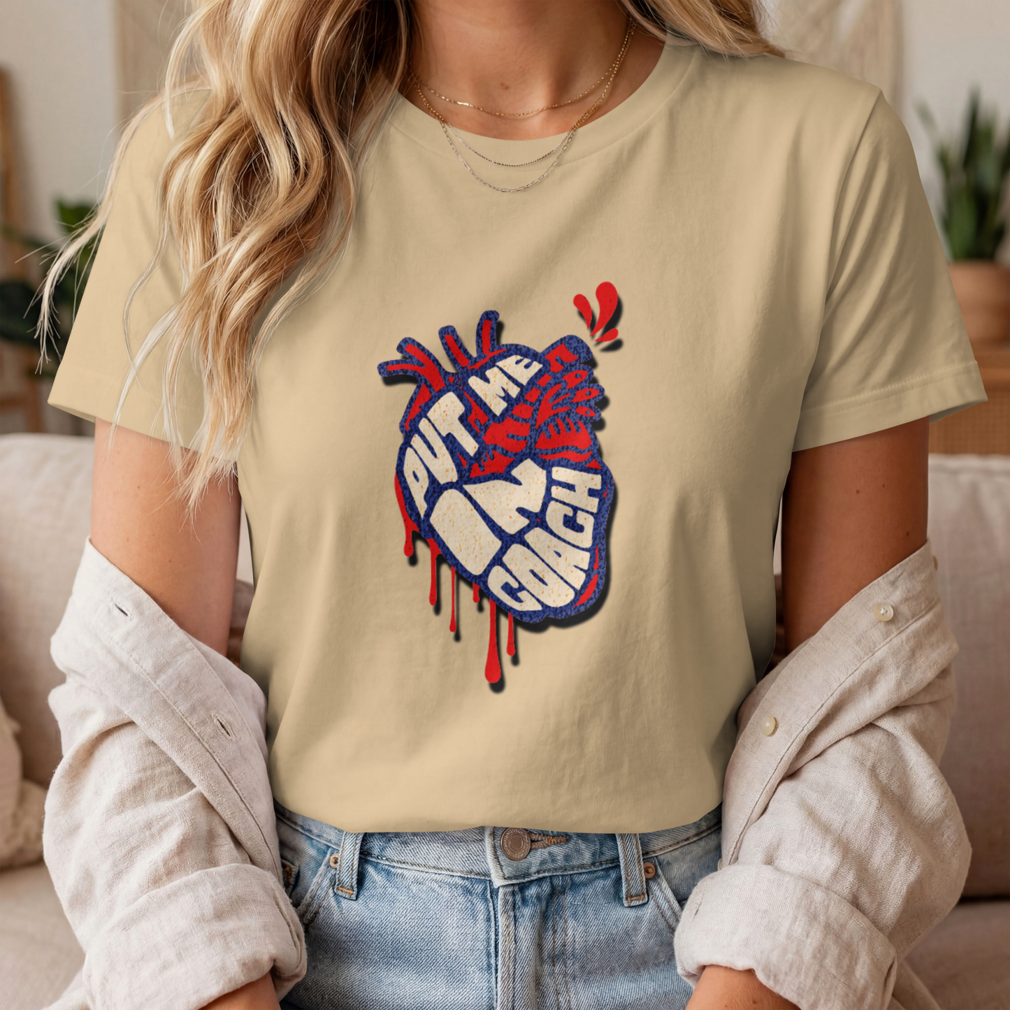 Put Me in Coach – Bold Anatomical Heart Graphic – Digital PNG Download | Hoodies, Stickers, Crossbody Bags