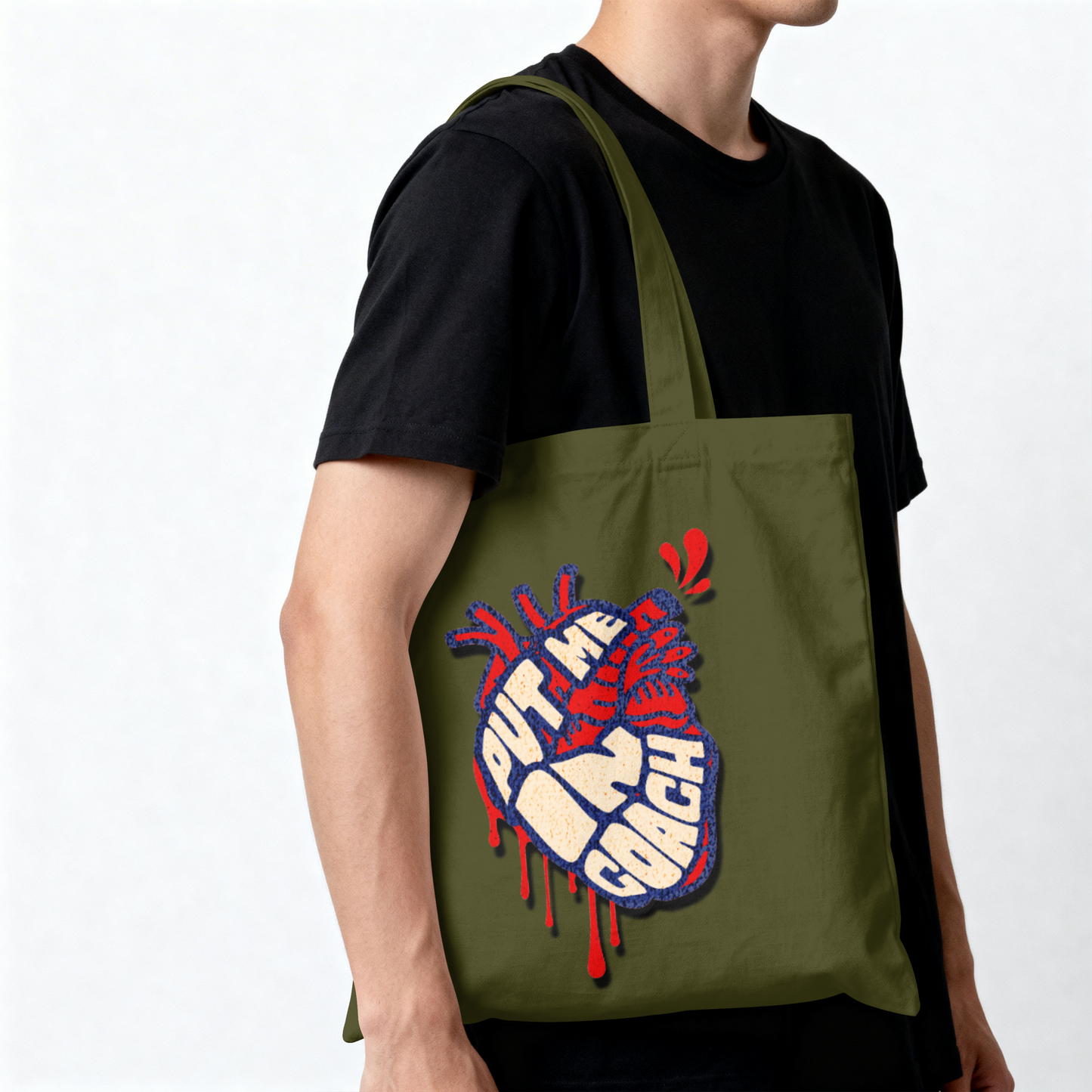 Put Me in Coach – Bold Anatomical Heart Graphic – Digital PNG Download | Hoodies, Stickers, Crossbody Bags