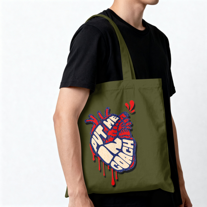 Put Me in Coach – Bold Anatomical Heart Graphic – Digital PNG Download | Hoodies, Stickers, Crossbody Bags