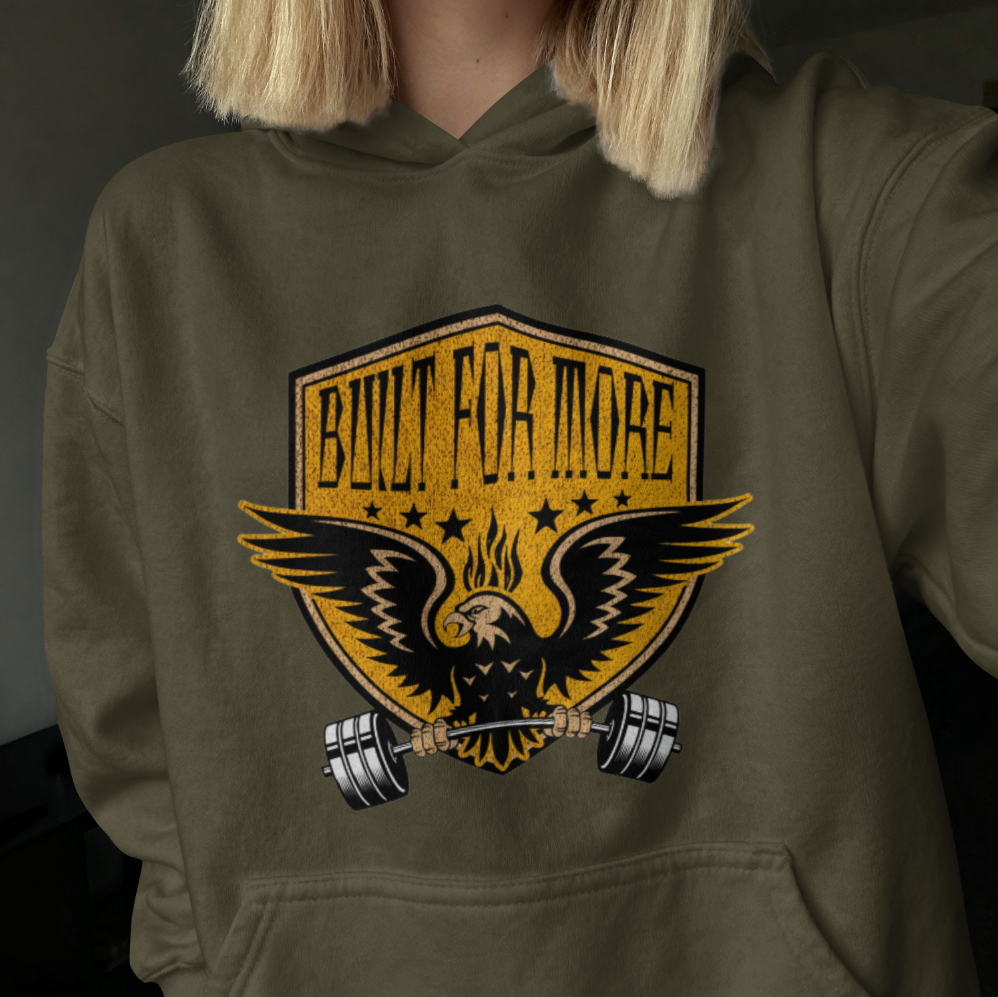 Built For More Eagle Barbell Gym Design – Digital PNG Download | Tees, Hoodie, Hats