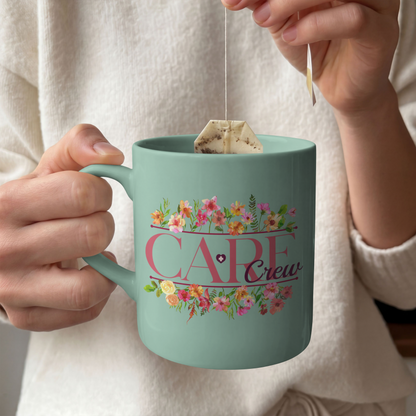Care Crew Floral Healthcare Team Design – Digital PNG Download | Crossbody Bag, Hoodie, T-Shirt