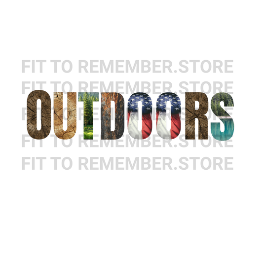 OUTDOORS DTF Design -Instant Download