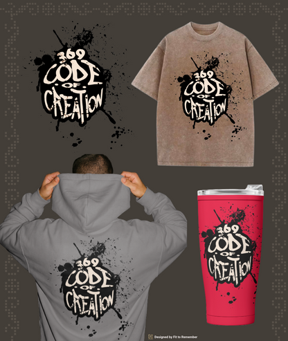369 Code of Creation – Graffiti Manifest Tee– Digital PNG Download | Tees, Hoodie, Tumbler