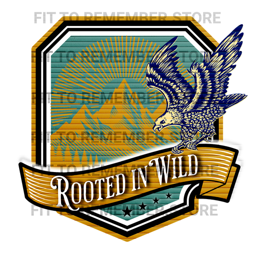 Rooted In Wild DTF Design -Instant Download