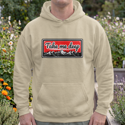 Take Me Deep Nature PNG | Mountain Wilderness Adventure – Digital PNG Download | Tote Bags, Hats, Backpacks