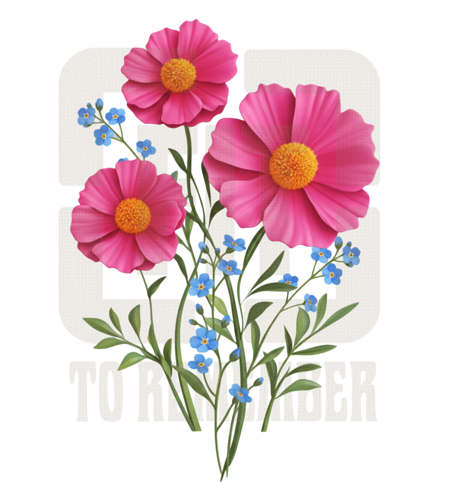 Wildflower Bouquet PNG Design