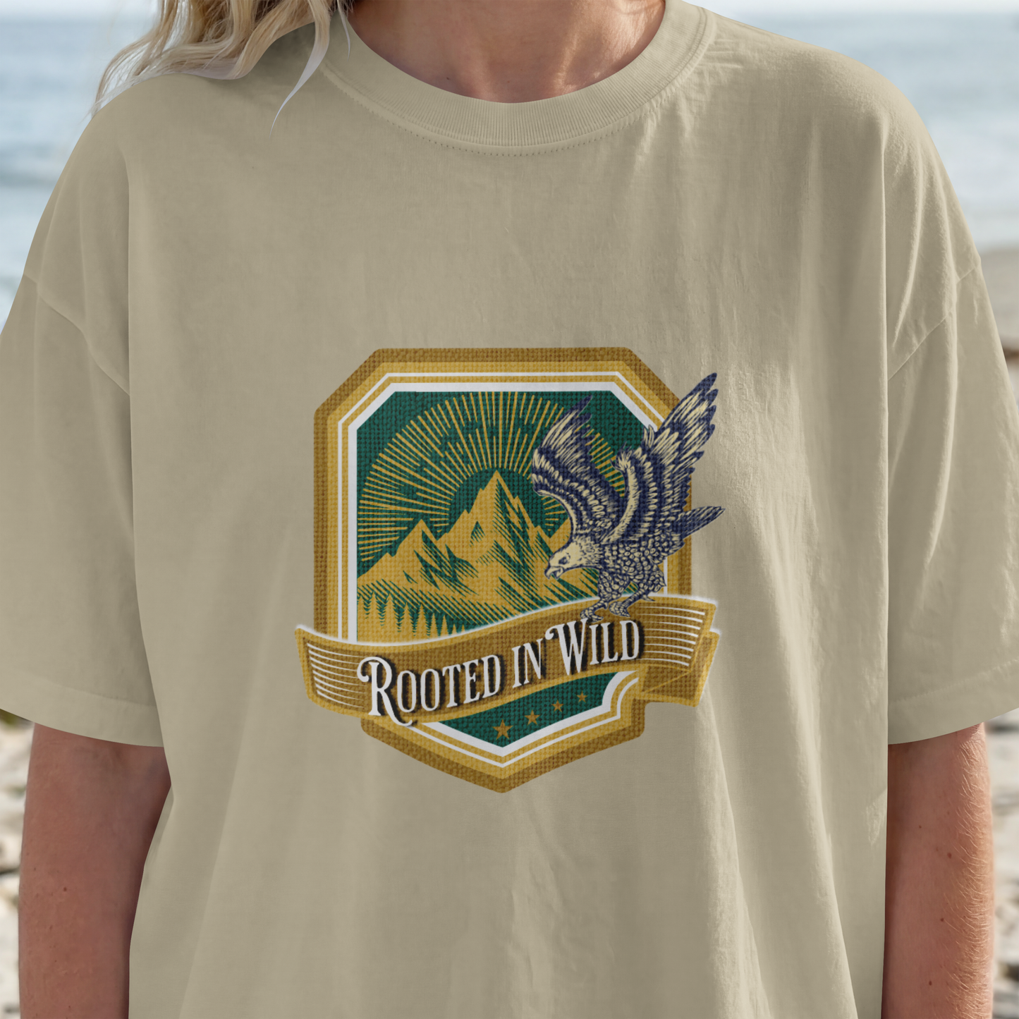 Rooted In Wild | Nature & Wilderness Graphic – Digital PNG Download | Sweaters, T-shirts, Trucker Hats