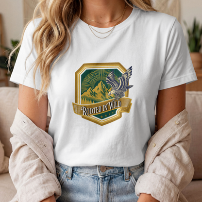 Rooted In Wild | Nature & Wilderness Graphic – Digital PNG Download | Sweaters, T-shirts, Trucker Hats
