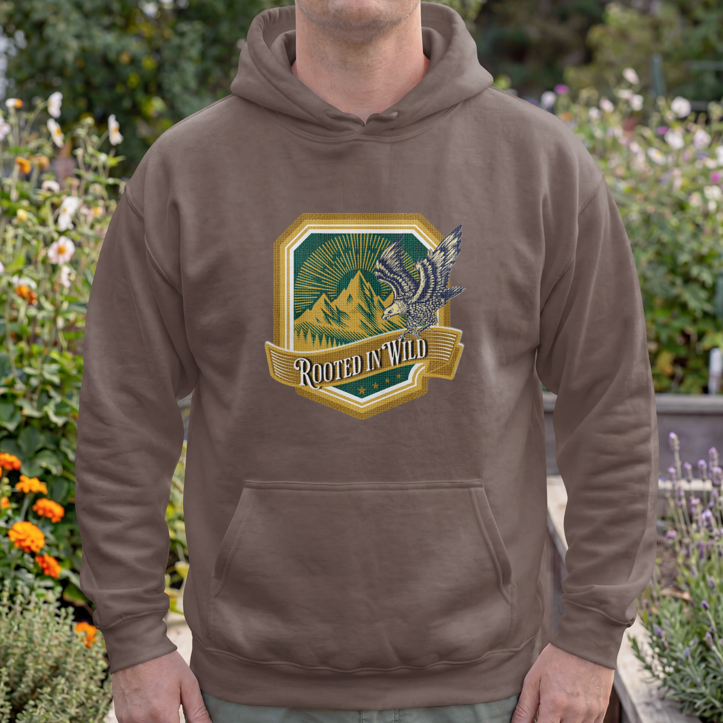 Rooted In Wild | Nature & Wilderness Graphic – Digital PNG Download | Sweaters, T-shirts, Trucker Hats