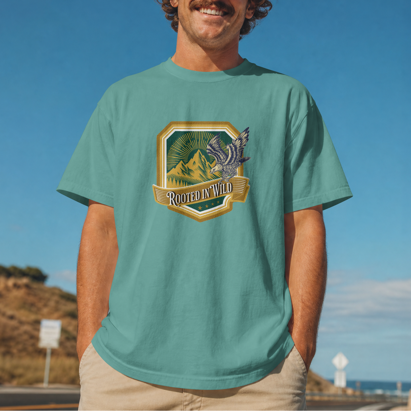 Rooted In Wild | Nature & Wilderness Graphic – Digital PNG Download | Sweaters, T-shirts, Trucker Hats