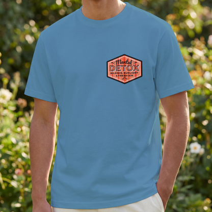Mental Detox – “Silence, Sunlight & Fresh Air” Orange– Digital PNG Download | Baseball Hats, Hoodies, String Bags