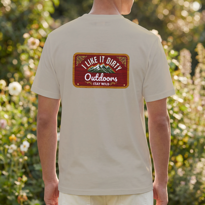 "I like it Dirty" Outdoors” Red – Digital PNG Download | Stickers, Planner Labels, Laptop Decals