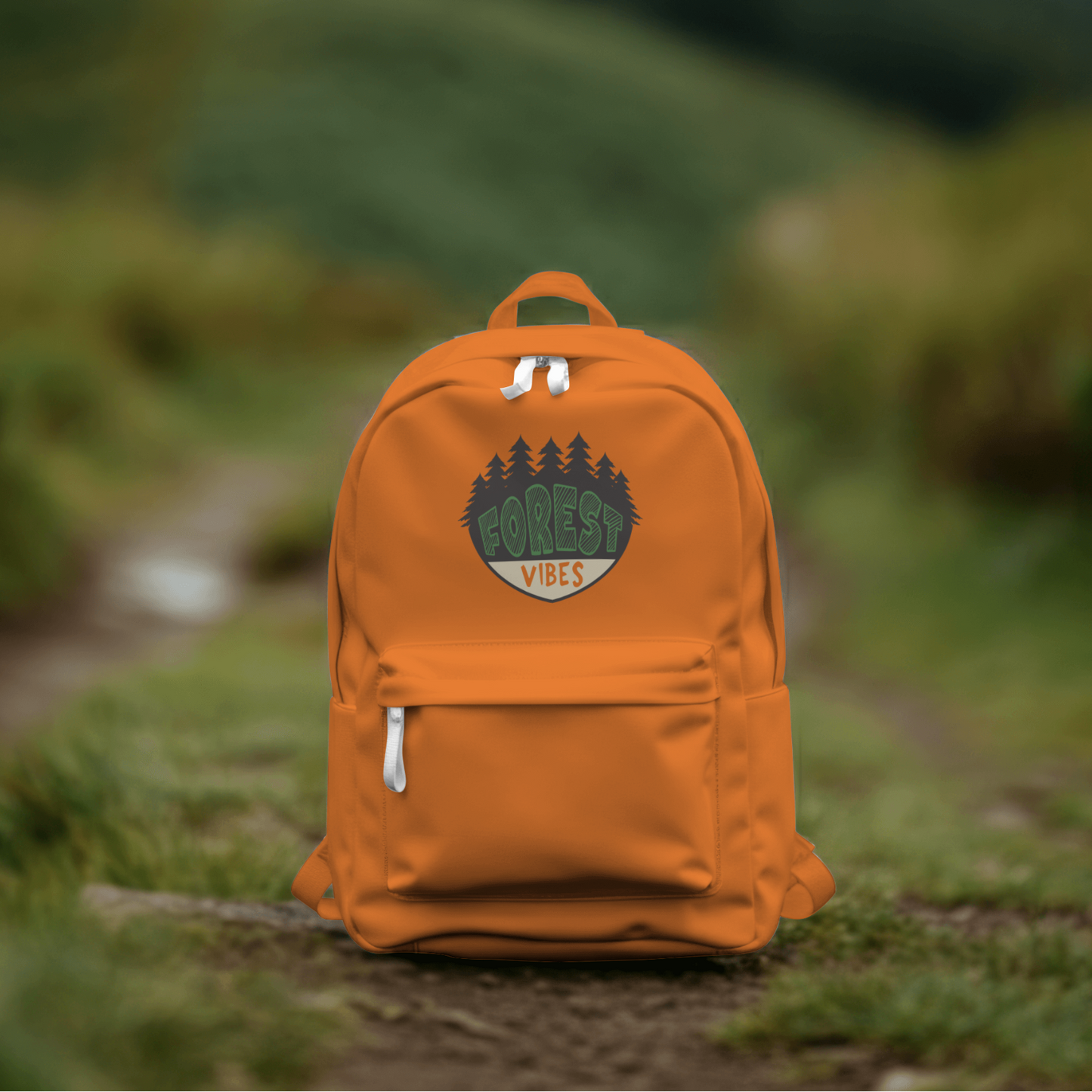 Forest Vibes Retro Vintage Outdoor Patch PNG Design