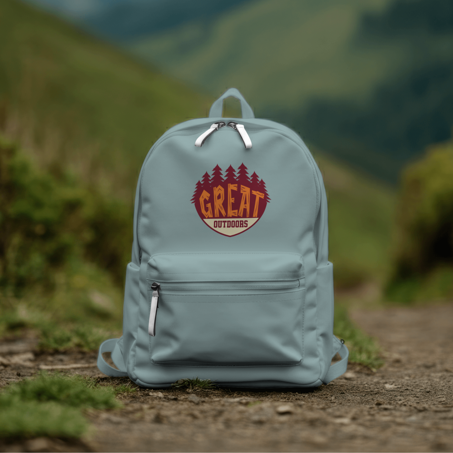 Great Outdoors Vintage Adventure Patch PNG Design