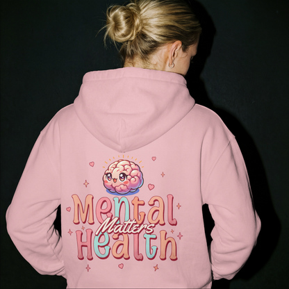 Mental Health Matters Cute Brain Awareness Design– Digital PNG Download | Sweater, Fanny Pack, T-Shirt