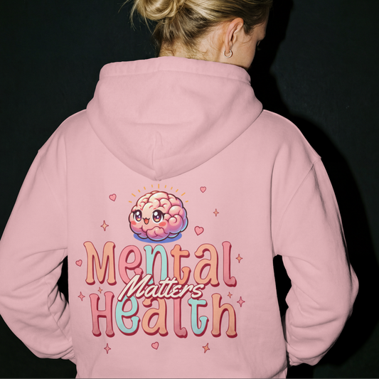 Mental Health Matters Cute Brain Awareness PNG Design