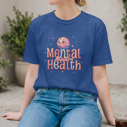 Mental Health Matters Cute Brain Awareness Design– Digital PNG Download | Sweater, Fanny Pack, T-Shirt