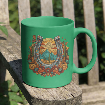 Western Desert Horseshoe of Luck– Digital PNG Download | Mugs, Tumblers, T-shirts