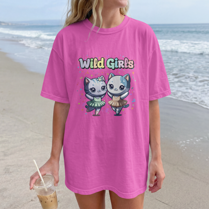 Wild Girls Dancing Cats Design– Digital PNG Download | Fanny packs, Stickers, Tote Bags