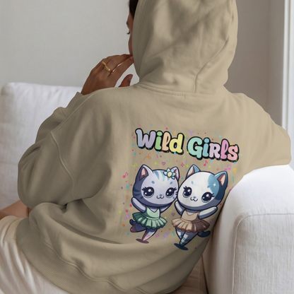 Wild Girls Dancing Cats Design– Digital PNG Download | Fanny packs, Stickers, Tote Bags
