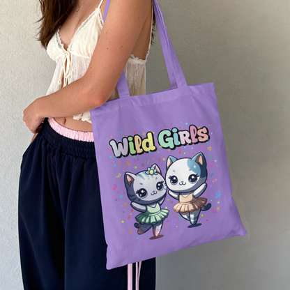 Wild Girls Dancing Cats Design– Digital PNG Download | Fanny packs, Stickers, Tote Bags