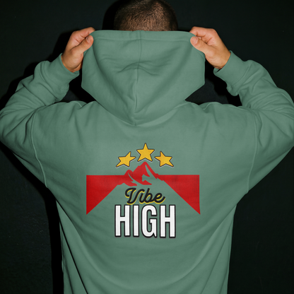 Vibe High – Mountain & Starry Sky – Digital PNG Download | Hats, Hoodies, String Bags