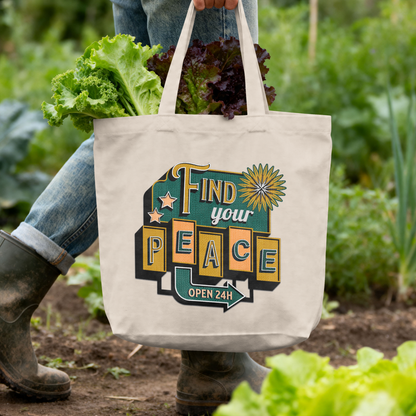 Find Your Peace Retro Sign – Digital PNG Download | T-shirts, Mugs, Tote Bags