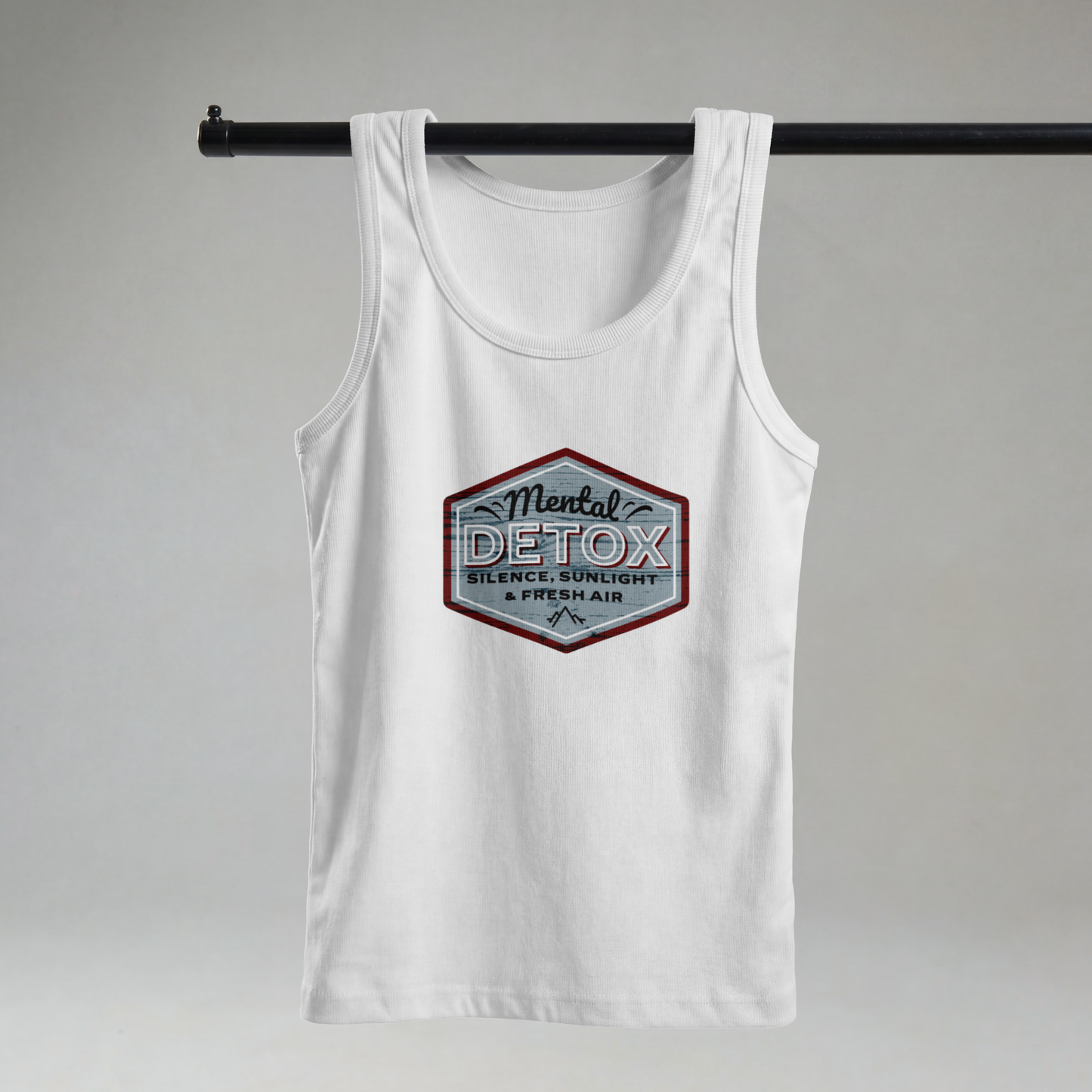 Mental Detox – “Silence, Sunlight & Fresh Air” Blue– Digital PNG Download | Trucker Hats, Sweaters, Fanny Packs