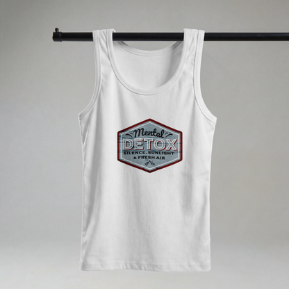 Mental Detox – “Silence, Sunlight & Fresh Air” Blue– Digital PNG Download | Trucker Hats, Sweaters, Fanny Packs