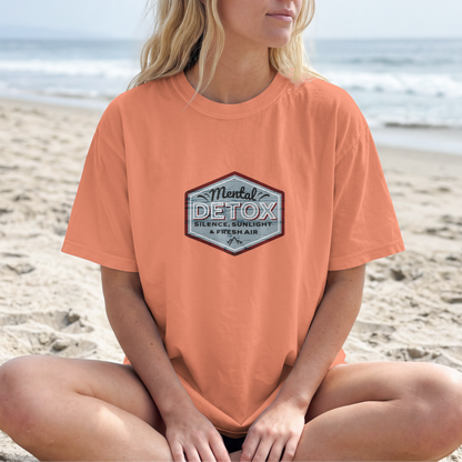 Mental Detox – “Silence, Sunlight & Fresh Air” Blue– Digital PNG Download | Trucker Hats, Sweaters, Fanny Packs