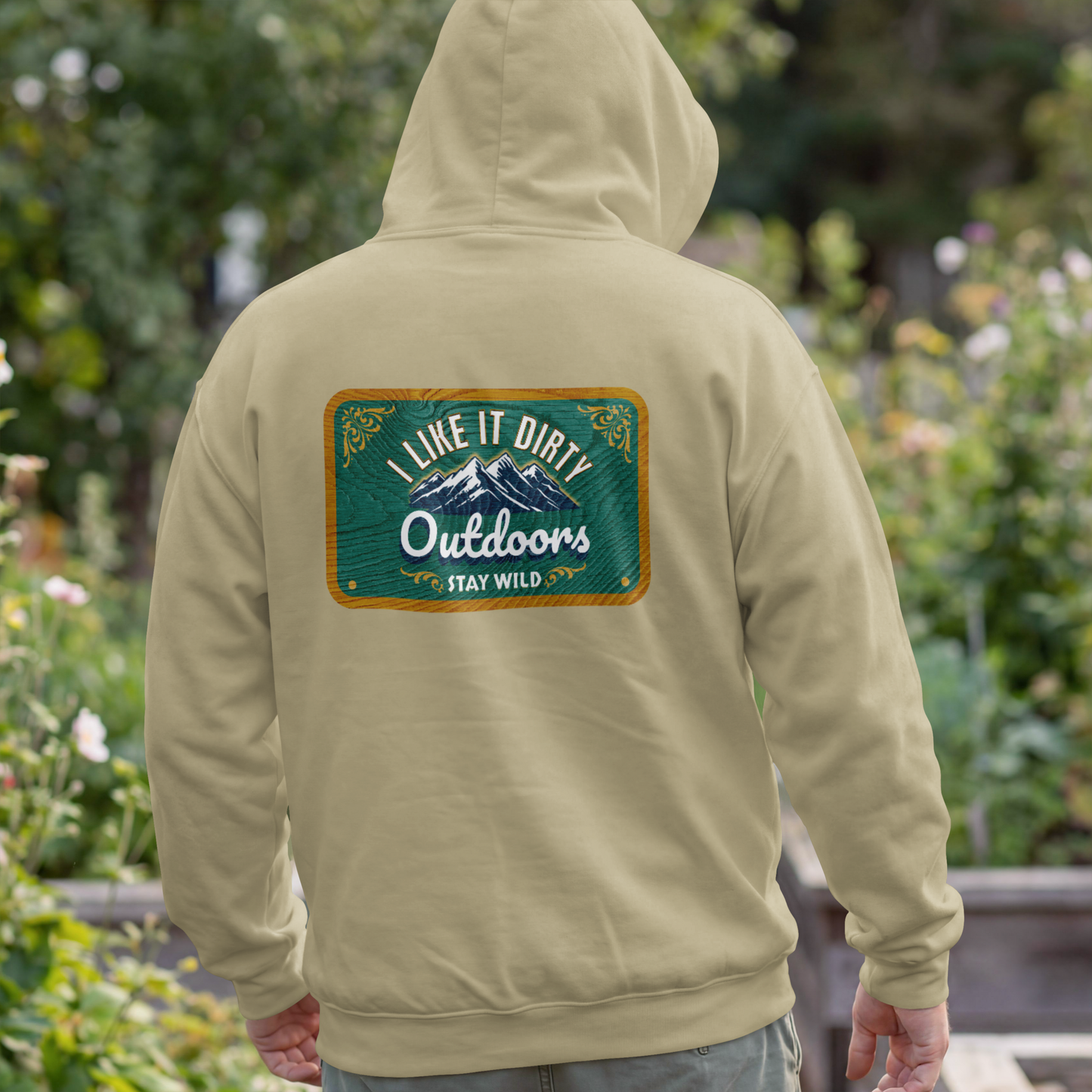"I like it Dirty" Outdoors” Green – Digital PNG Download | Baseball Hats, Beanies, Backpacks