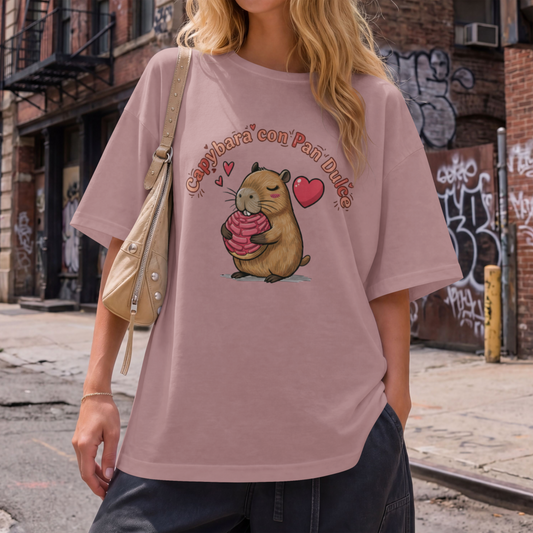 Capybara con Pan Dulce Cute Sweet Treat Design– Digital PNG Download | Tees, Hoodies, Mugs