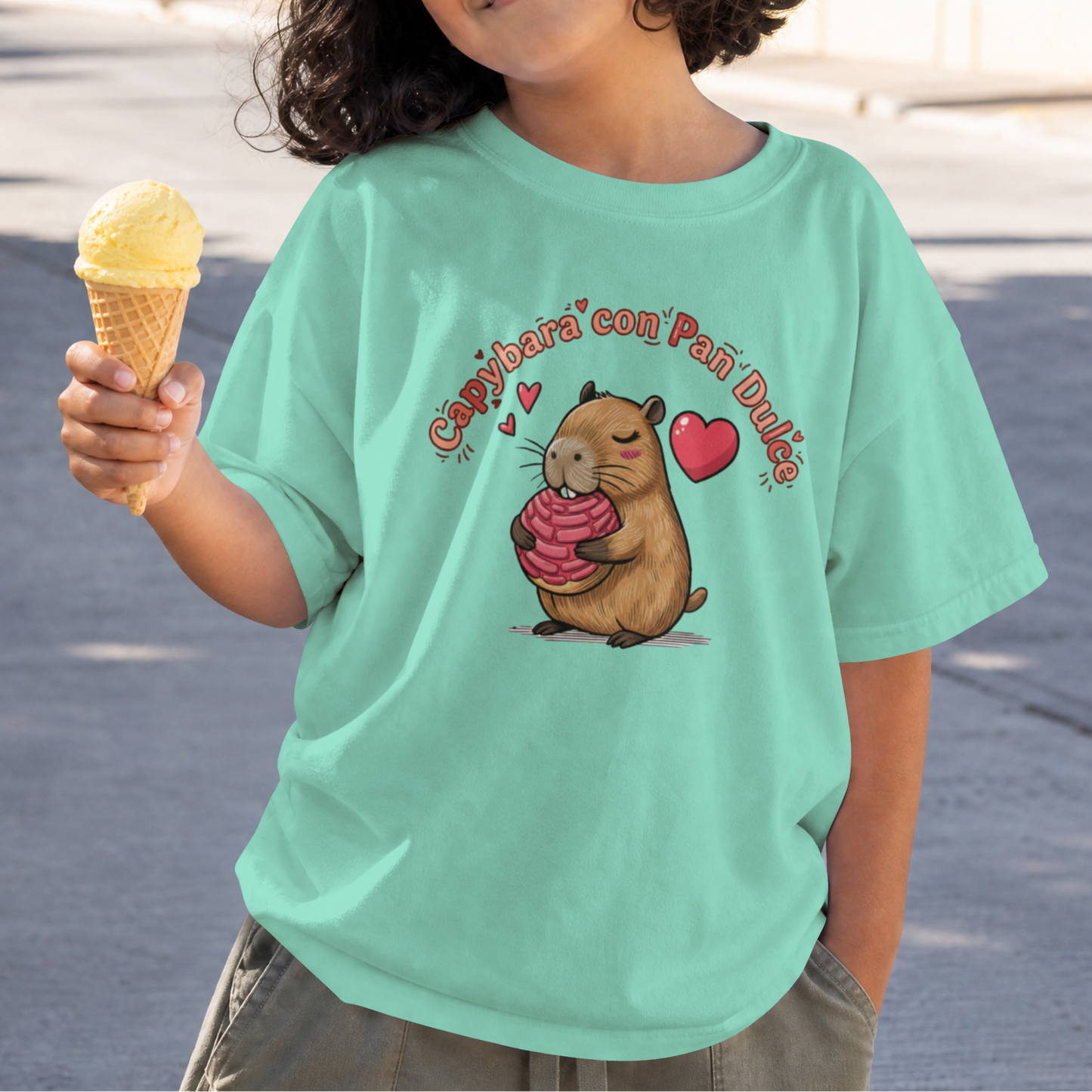 Capybara con Pan Dulce Cute Sweet Treat Design– Digital PNG Download | Tees, Hoodies, Mugs