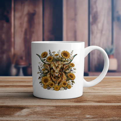 Rustic Boho Highland Cow Western – Digital PNG Download | T-shirts, Hoodies, Tank Tops