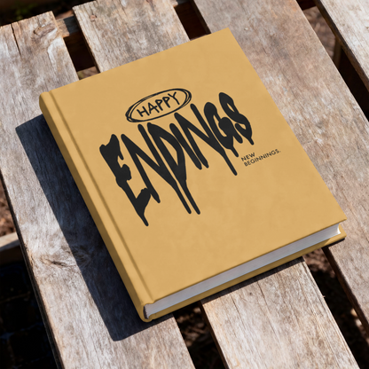 Happy Endings, New Beginnings – Drip Typography Streetwear Graphic– Digital PNG Download | Trucker Hat, Hoodie, Beanie
